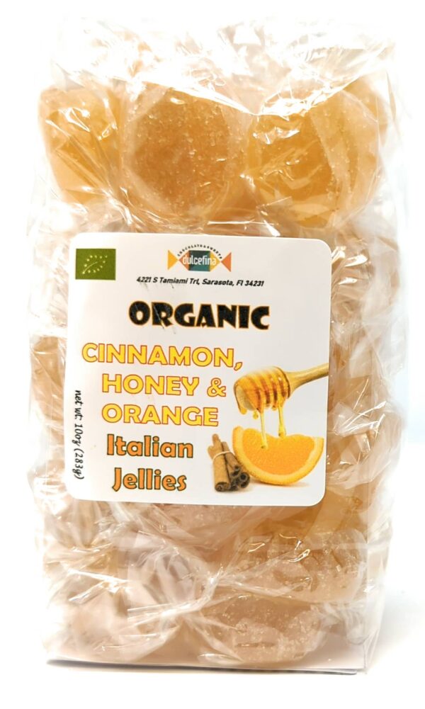820bfebdd35d874da9d3234fdfb44f38b1693047f9cf983ee273fb6acf001a17 Organic Honey Cinnamon Orange Jellies (Italian) 1