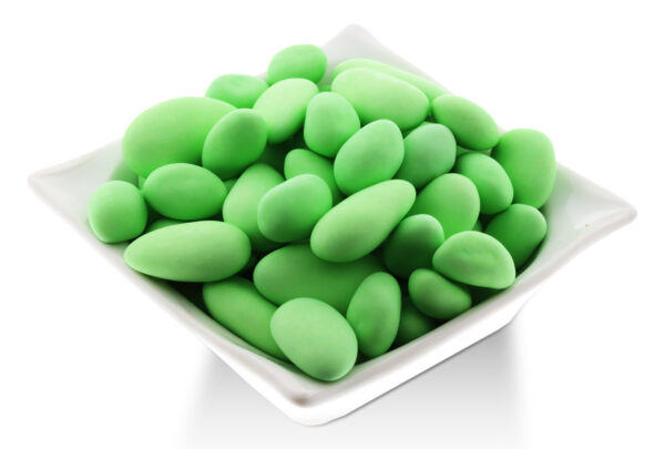 fr0215 Thin Shelled French Almond Dragees - Green (1 Lbs) 1