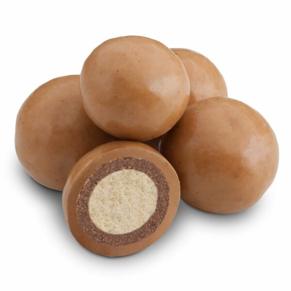 us0438 Dulcefina chocolate & Sweets, Peanut Butter Milk Chocolate Malt Balls (2 Lbs) 1